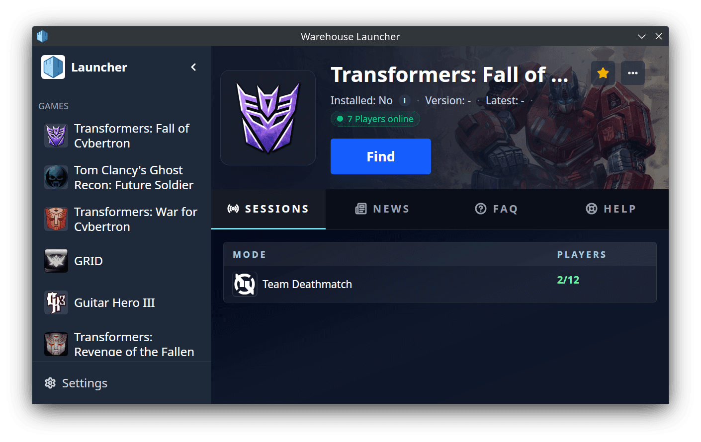 Warehouse Launcher preview
